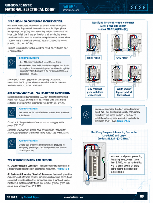 Michael Hayes' Guide to Comprehending the National Electrical Code Vol.1